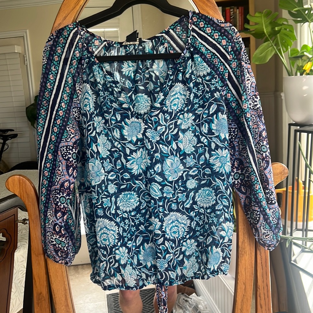 Lucky Brand Beautiful Sheer Top